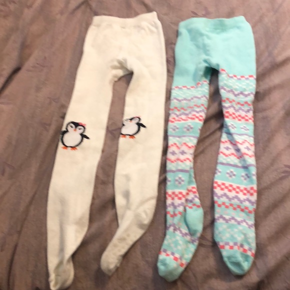 Girls Gymboree tights bundle. Two pairs in great condition. 4T/5T. - Picture 1 of 5